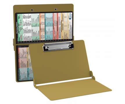 WhiteCoat Clipboard® - Tactical Brown Pharmacy Edition